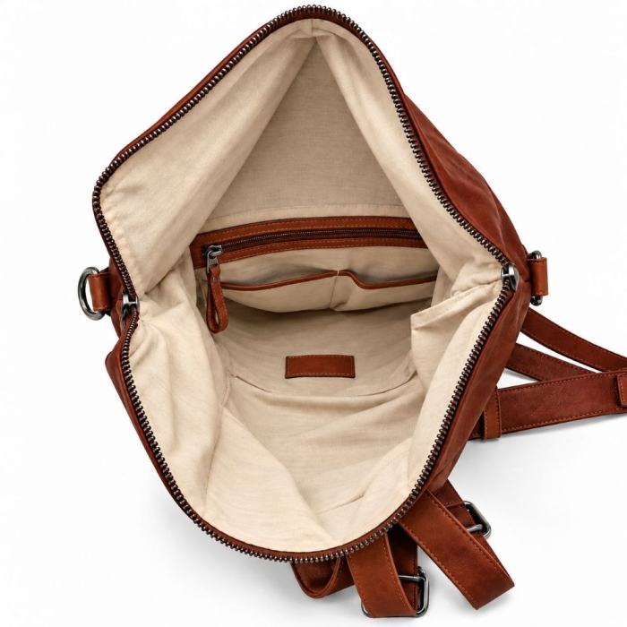 ROLLTOP BACKPACK COGNAC